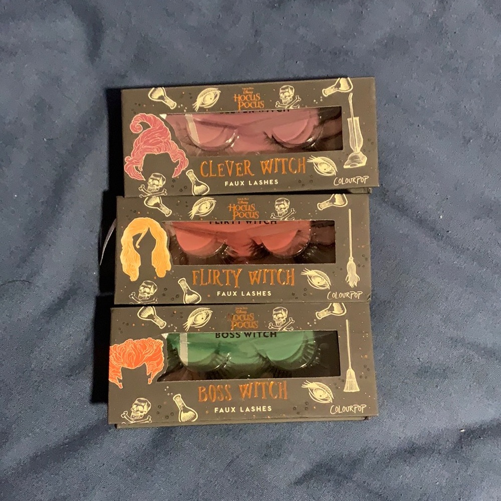 Colourpop Hocus Pocus Eye lash Collection